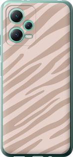 Чохол на Xiaomi Redmi Note 12 5G Зебра беж