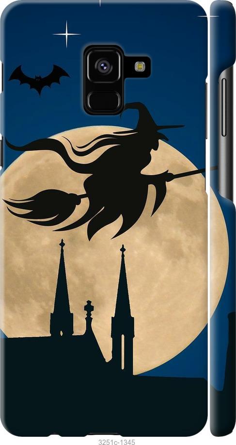 

Чехол на Samsung Galaxy A8 Plus 2018 A730F Ведьма на метле v2