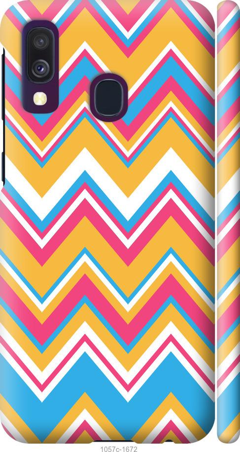 Чехол на Samsung Galaxy A40 2019 A405F Шеврон v2
