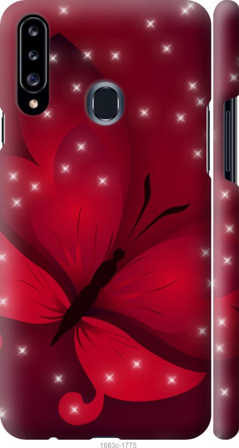 

Чехол на Samsung Galaxy A20s A207F Лунная бабочка