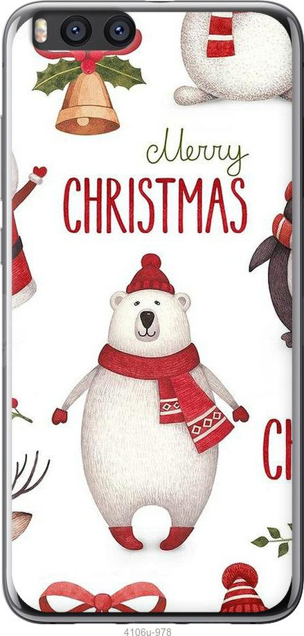 

Чехол на Xiaomi Mi Note 3 Merry Christmas