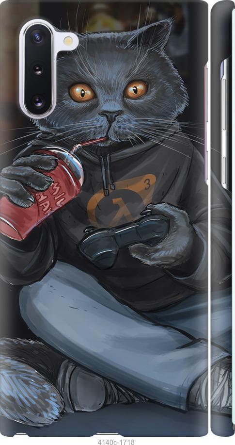 

Чехол на Samsung Galaxy Note 10 gamer cat