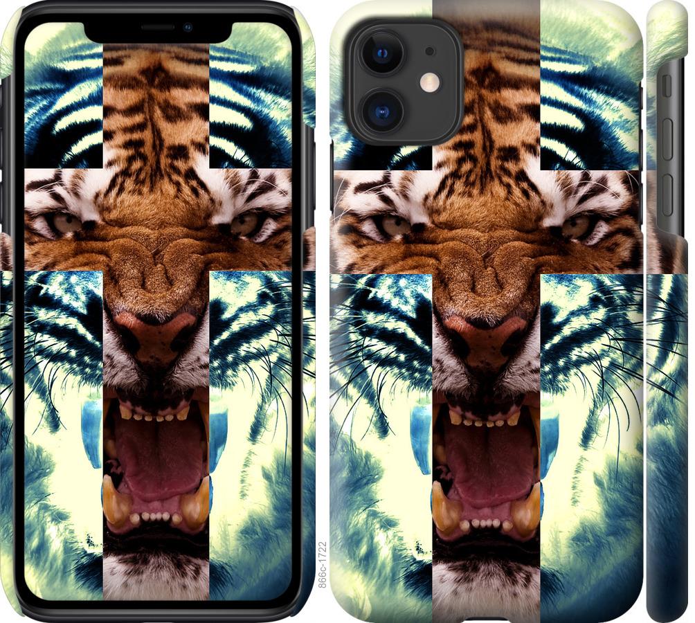 

Чохол на iPhone 11 Злий тигр