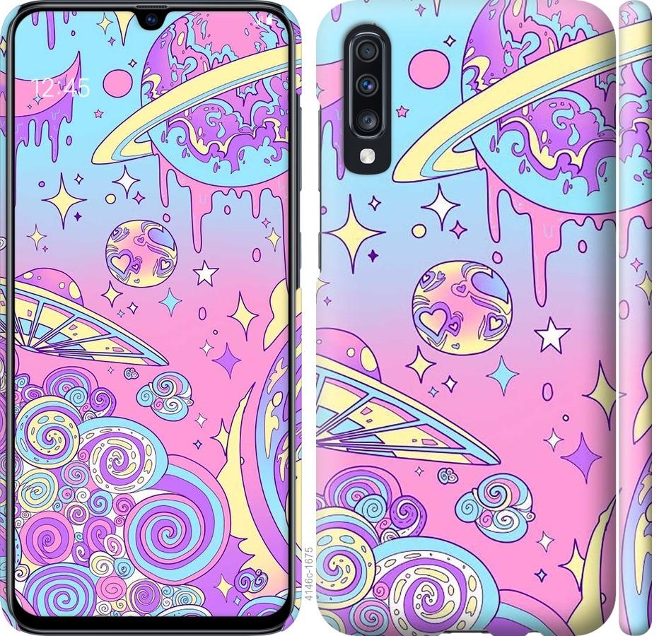 

Чохол на Samsung Galaxy A70 2019 A705F Рожева галактика
