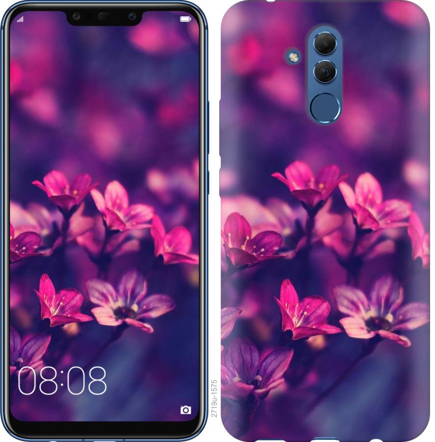 

Чохол на Huawei Mate 20 Lite Пурпурні квіти