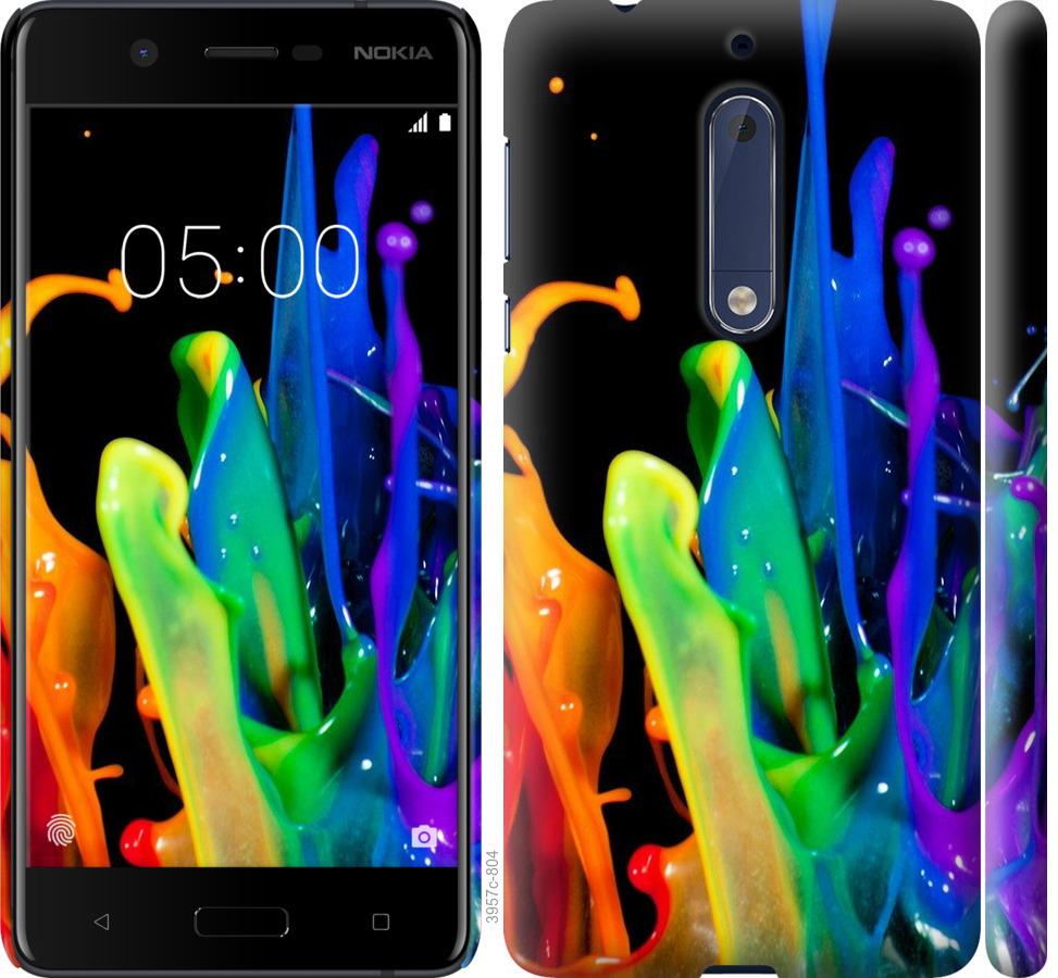 

Чохол на Nokia 5 бризки фарби