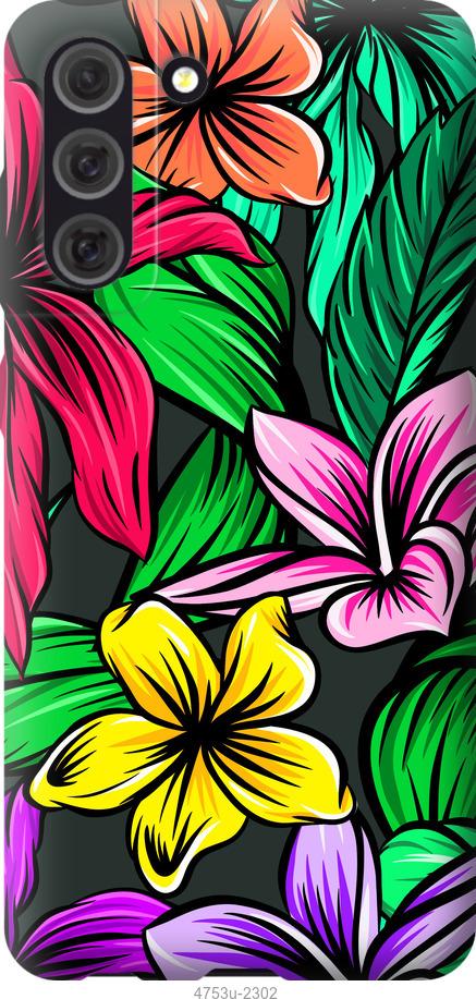 Чехол на Samsung Galaxy S21 FE Тропические цветы 1