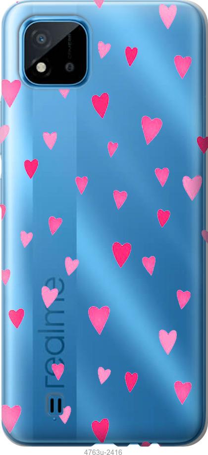 

Чехол на Realme C11 2021 Сердечки 2