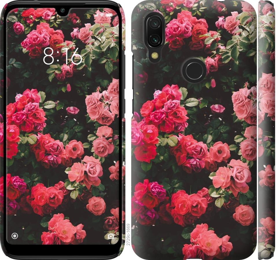 

Чехол на Xiaomi Redmi 7 Куст с розами