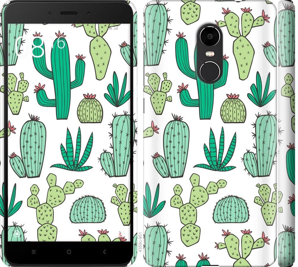

Чехол на Xiaomi Redmi Note 4X кактусы 2