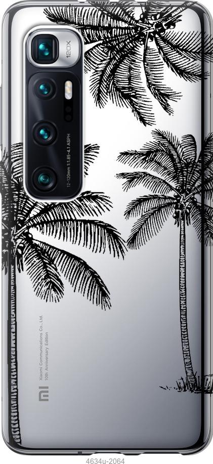 Чехол на Xiaomi Mi 10 Ultra Пальмы1