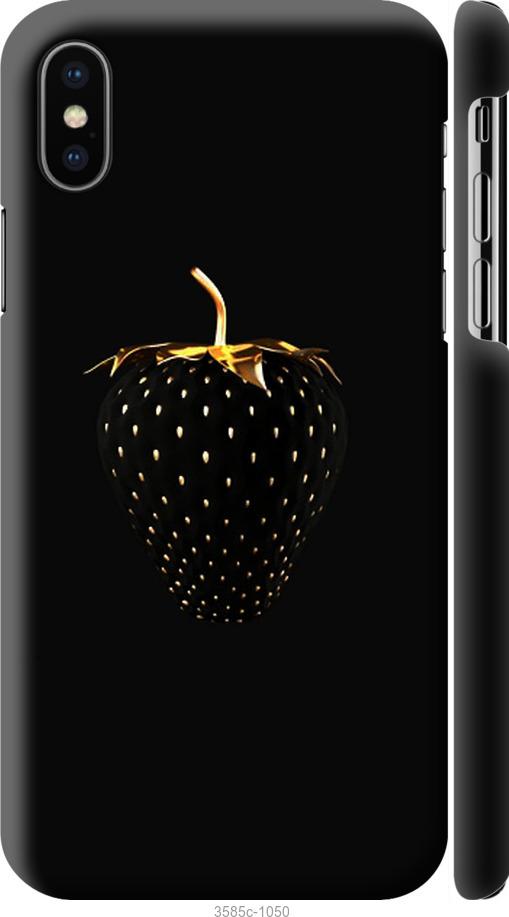 

Чохол на iPhone XS Чорна полуниця