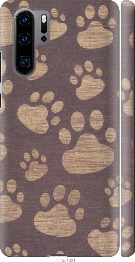 

Чехол на Huawei P30 Pro Следы тигра