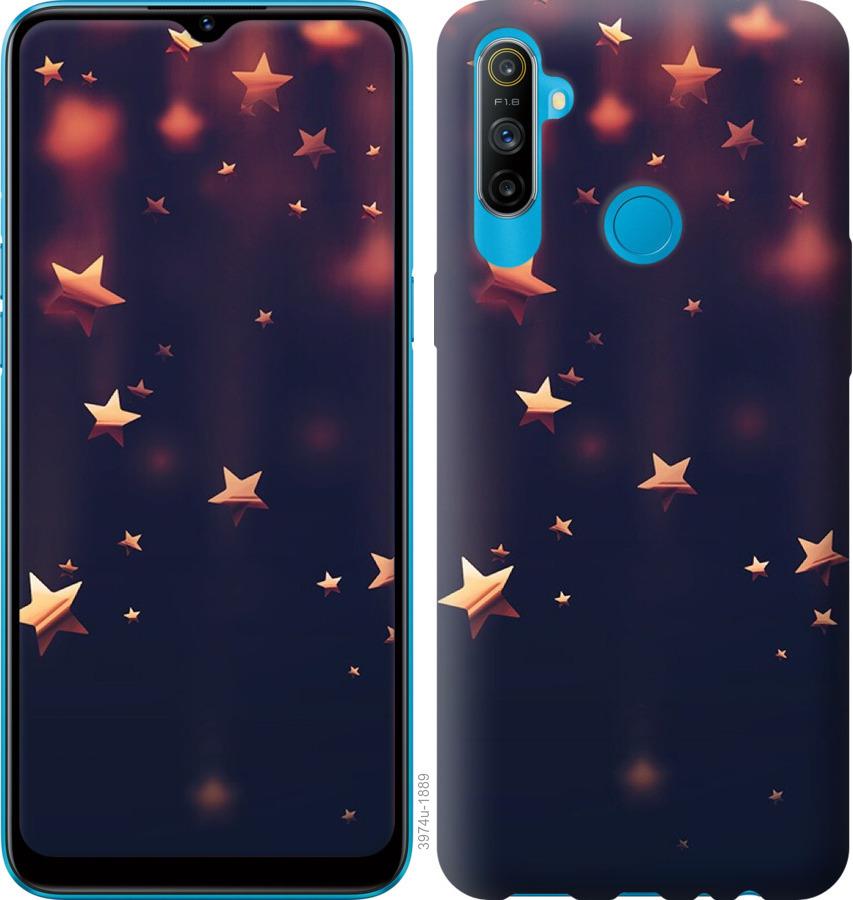 

Чехол на Realme C3 Падающие звезды