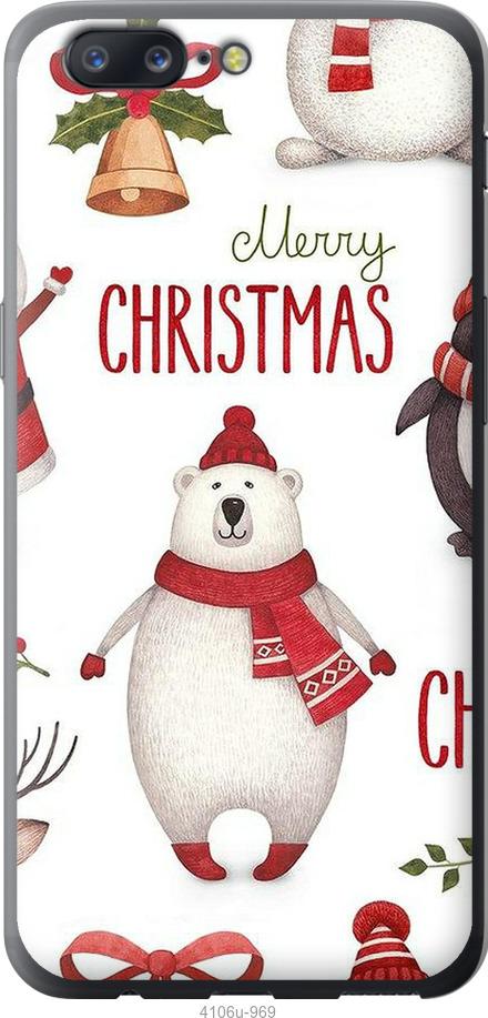 

Чехол на OnePlus 5 Merry Christmas