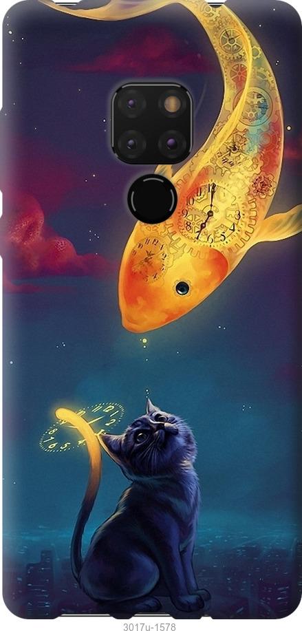 

Чехол на Huawei Mate 20 Кошкин сон