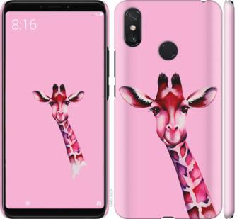 

Чохол на Xiaomi Mi Max 3 Рожева жирафа