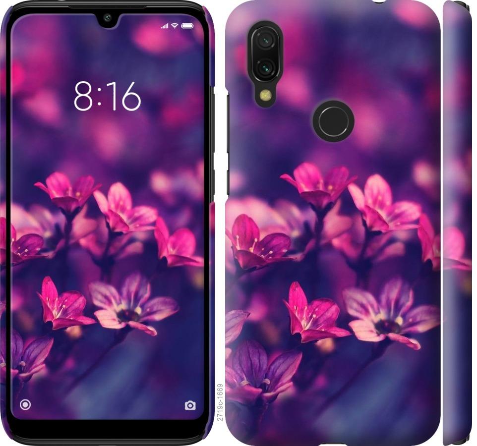 

Чохол на Xiaomi Redmi 7 Пурпурні квіти