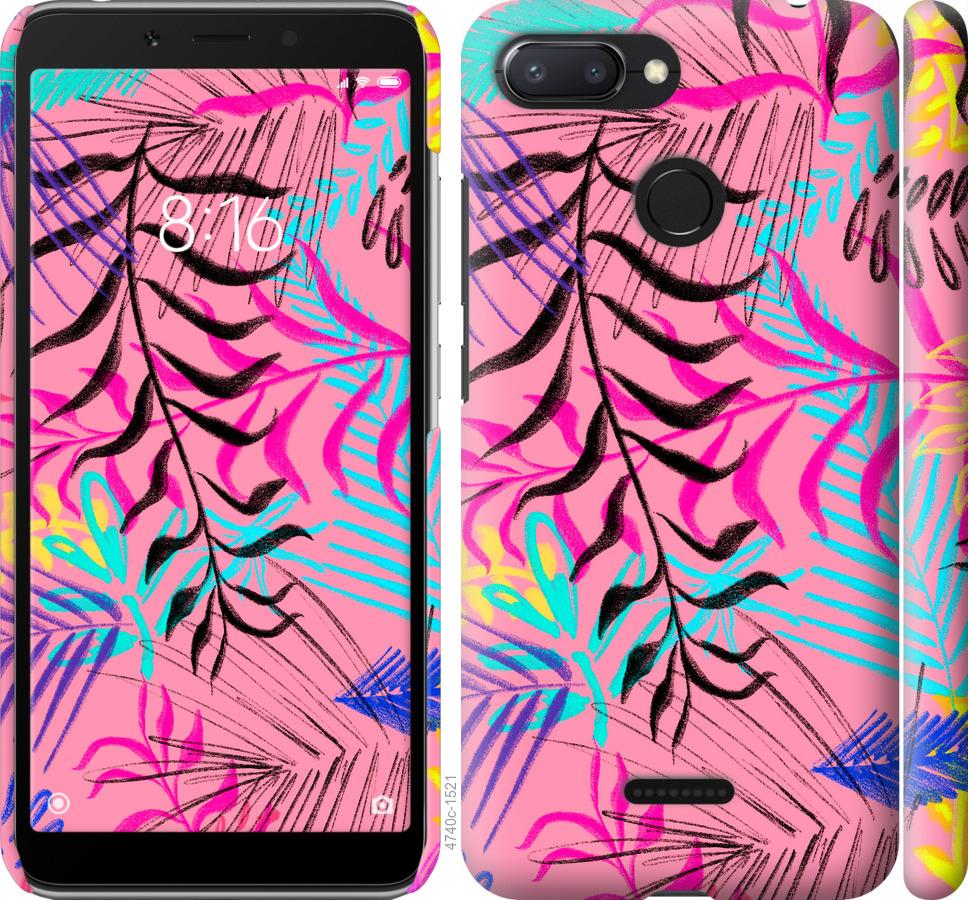

Чохол на Xiaomi Redmi 6 Рослинний візерунок 2