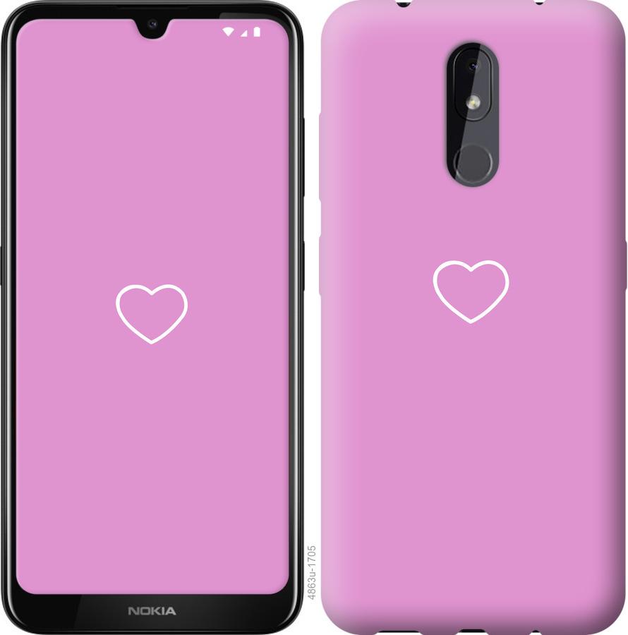 

Чохол на Nokia 3.2 серце 2