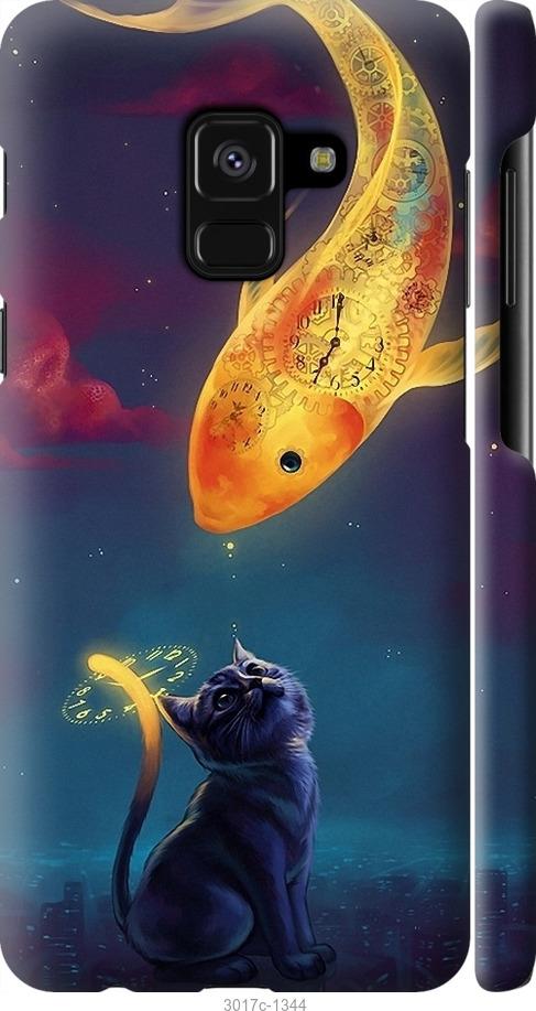 

Чехол на Samsung Galaxy A8 2018 A530F Кошкин сон