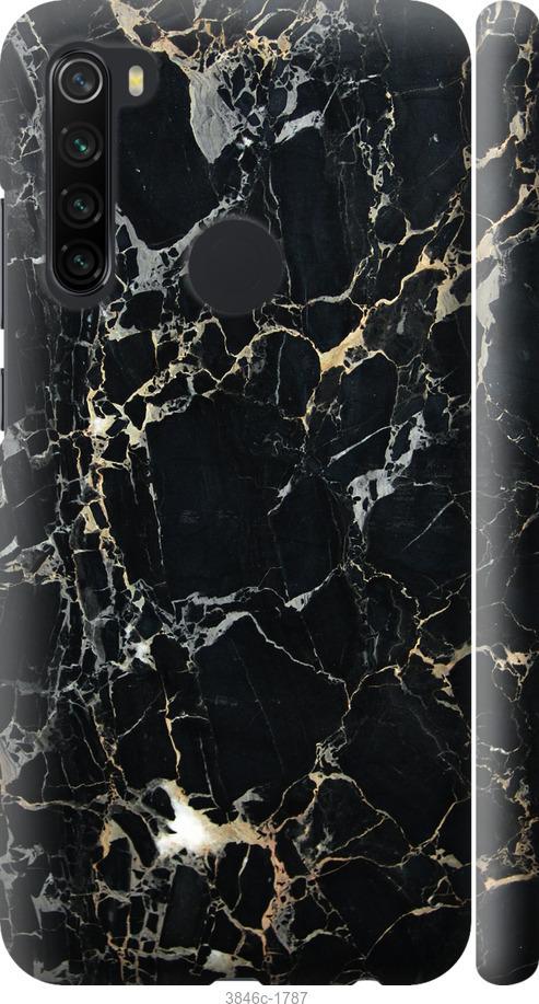 

Чехол на Xiaomi Redmi Note 8 Черный мрамор
