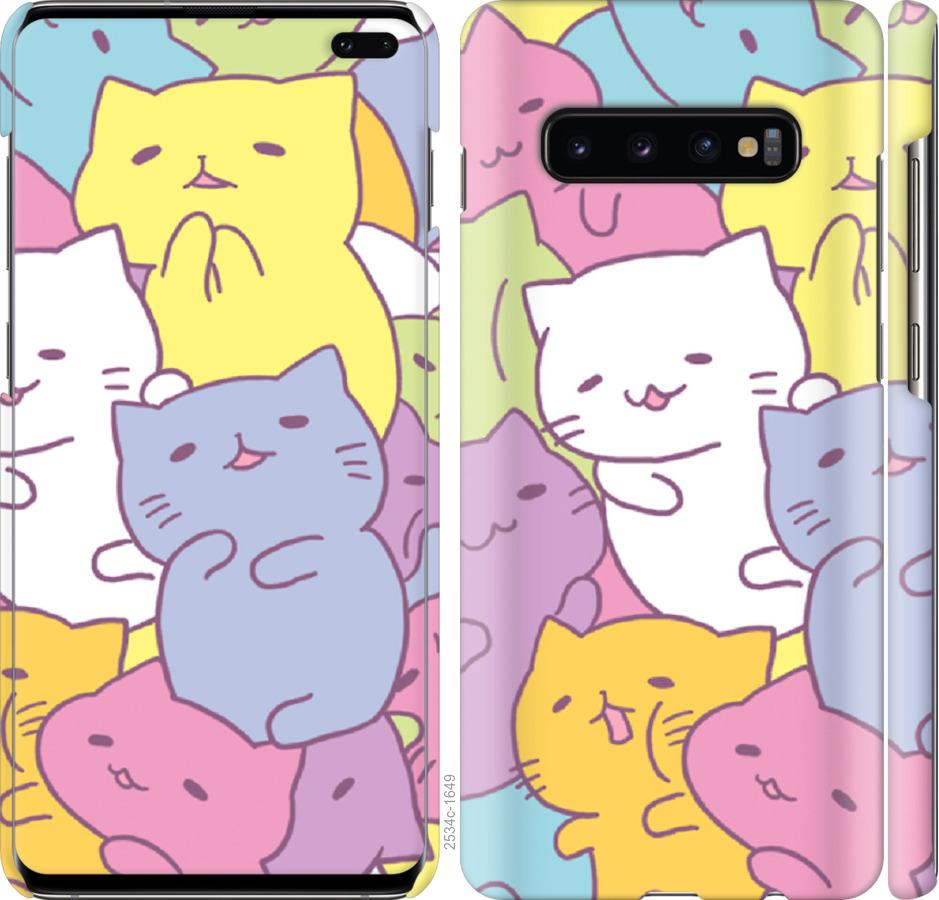 

Чехол на Samsung Galaxy S10 Plus Котики