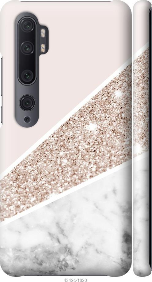 

Чехол на Xiaomi Mi Note 10 Пастельный мрамор
