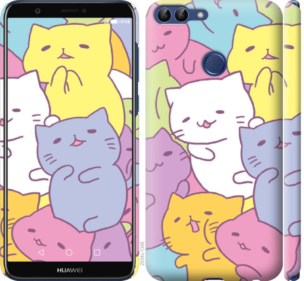 

Чехол на Huawei P Smart Котики