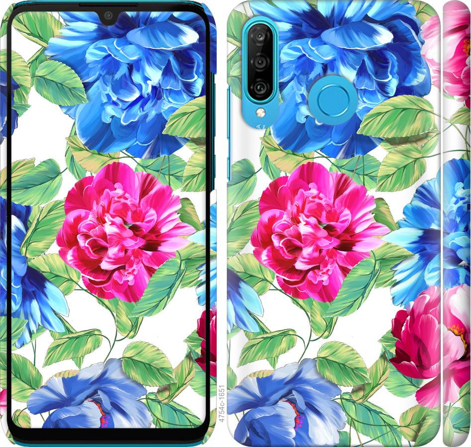 

Чохол на Huawei P30 Lite квіти 21