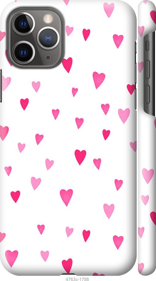 Чехол на iPhone 11 Pro Сердечки 2