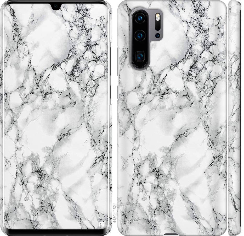 

Чохол на Huawei P30 Pro мармур білий