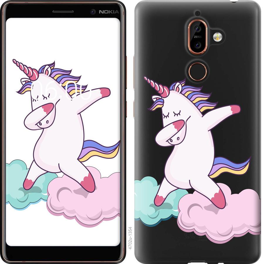 

Чохол на Nokia 7 Plus єдиноріг