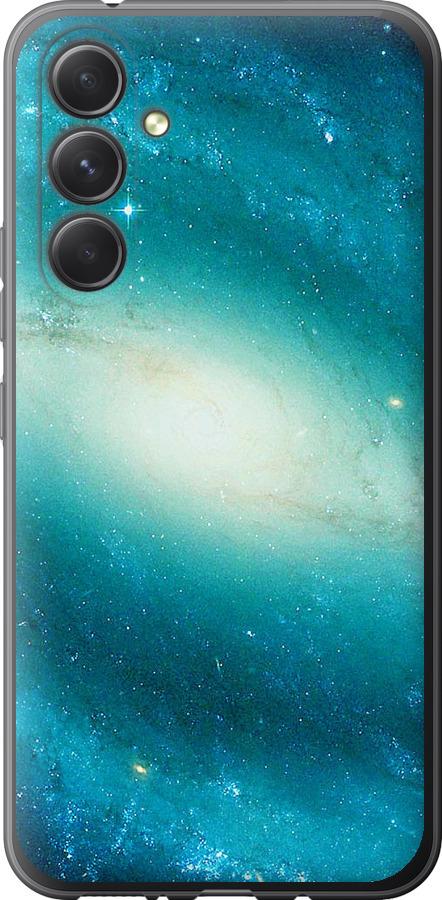 Чехол на Samsung Galaxy A54 A546E Голубая галактика