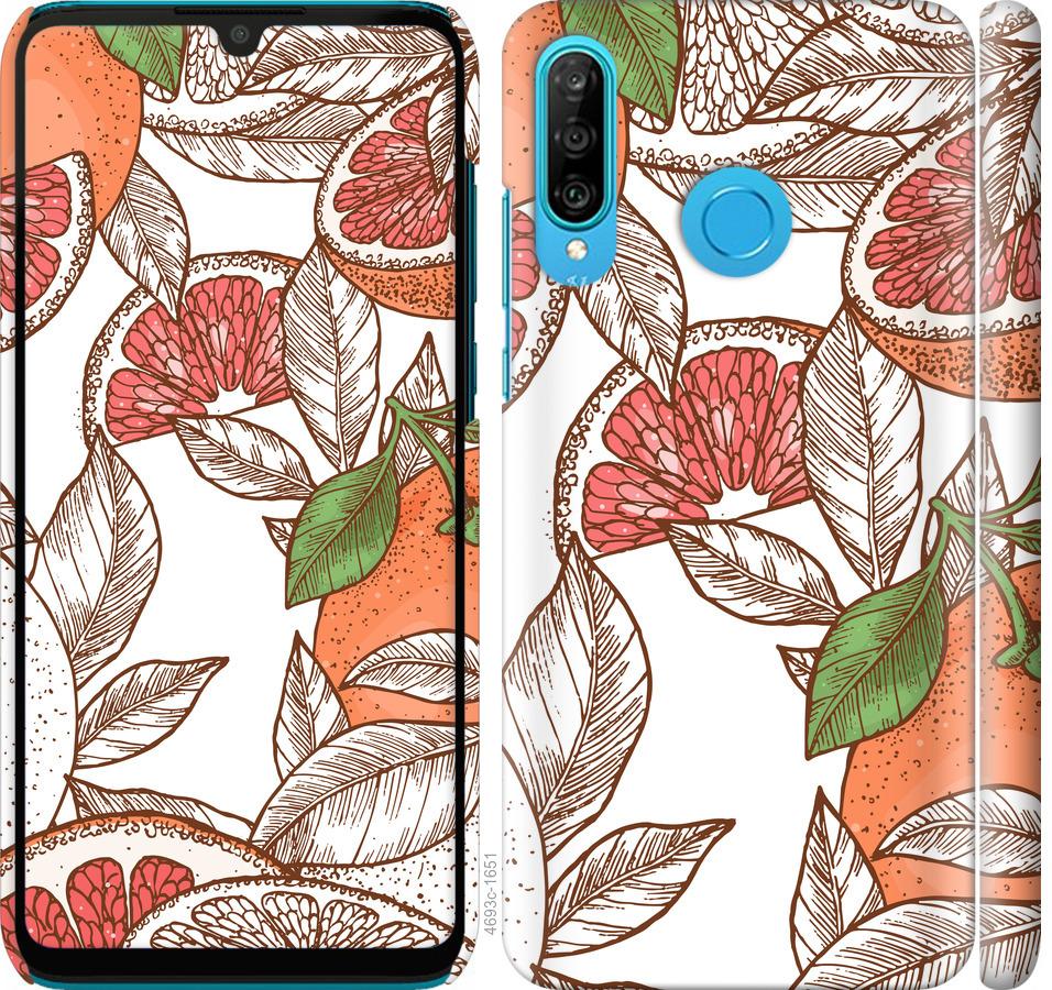 

Чохол на Huawei P30 Lite апельсини