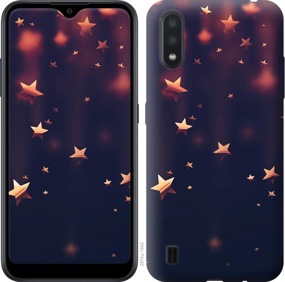 

Чехол на Samsung Galaxy A01 A015F Падающие звезды