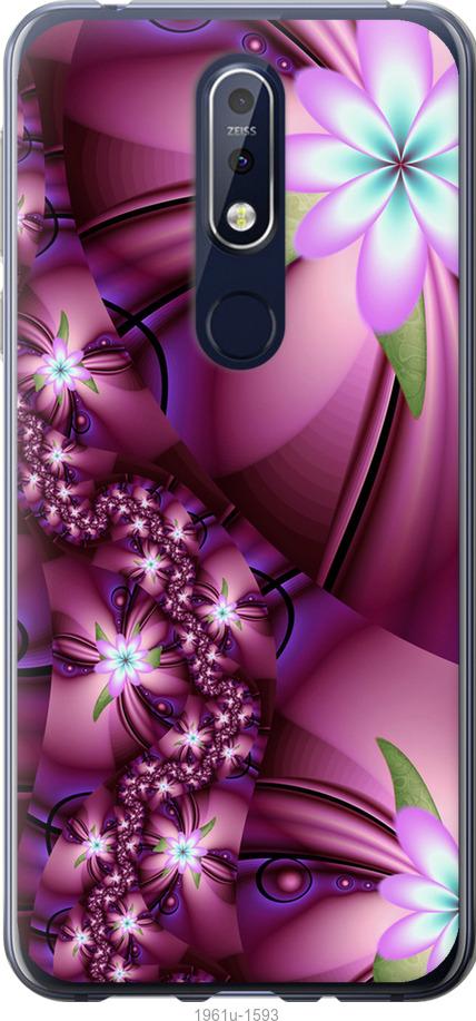 

Чехол на Nokia 7.1 Цветочная мозаика