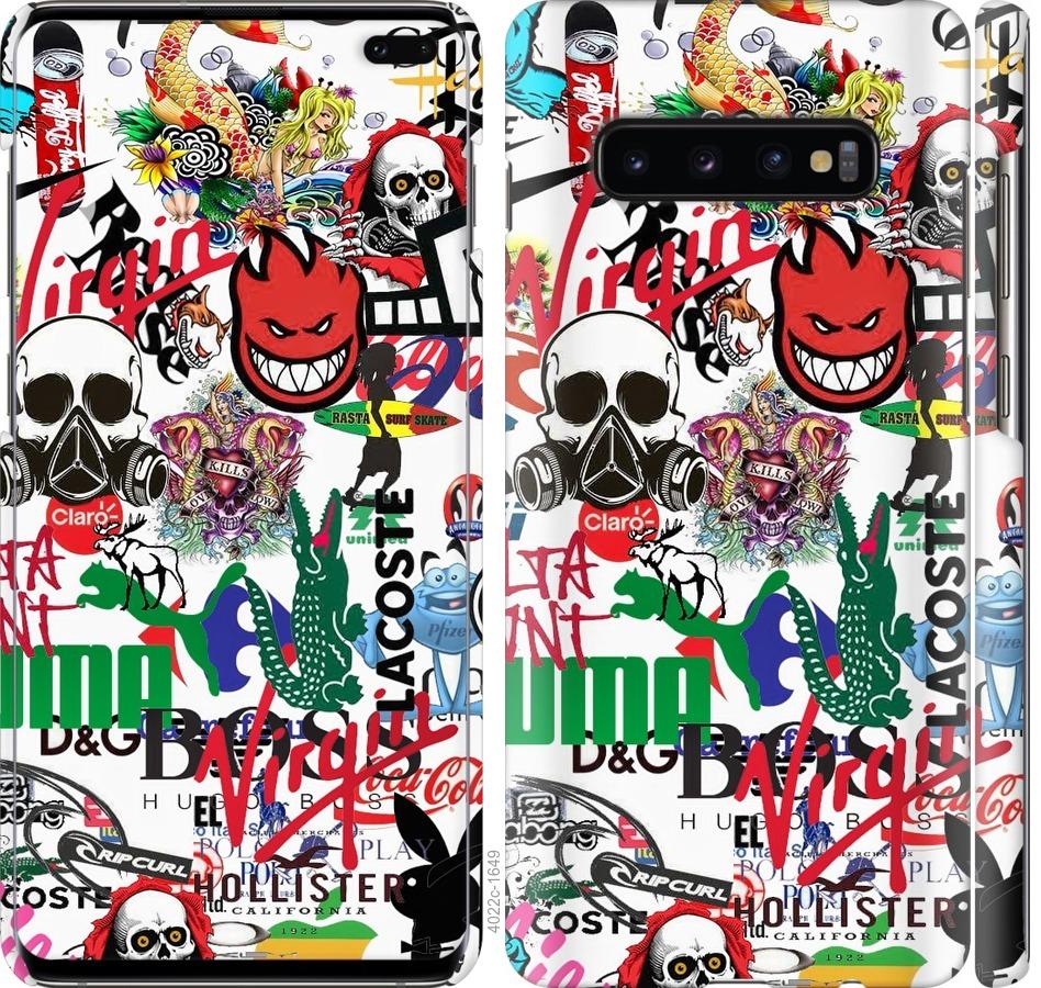 

Чохол на Samsung Galaxy S10 Plus Many different logos