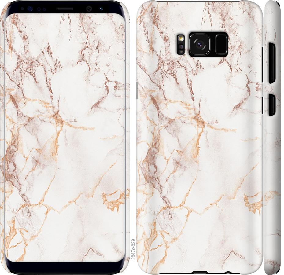 

Чехол на Samsung Galaxy S8 Белый мрамор