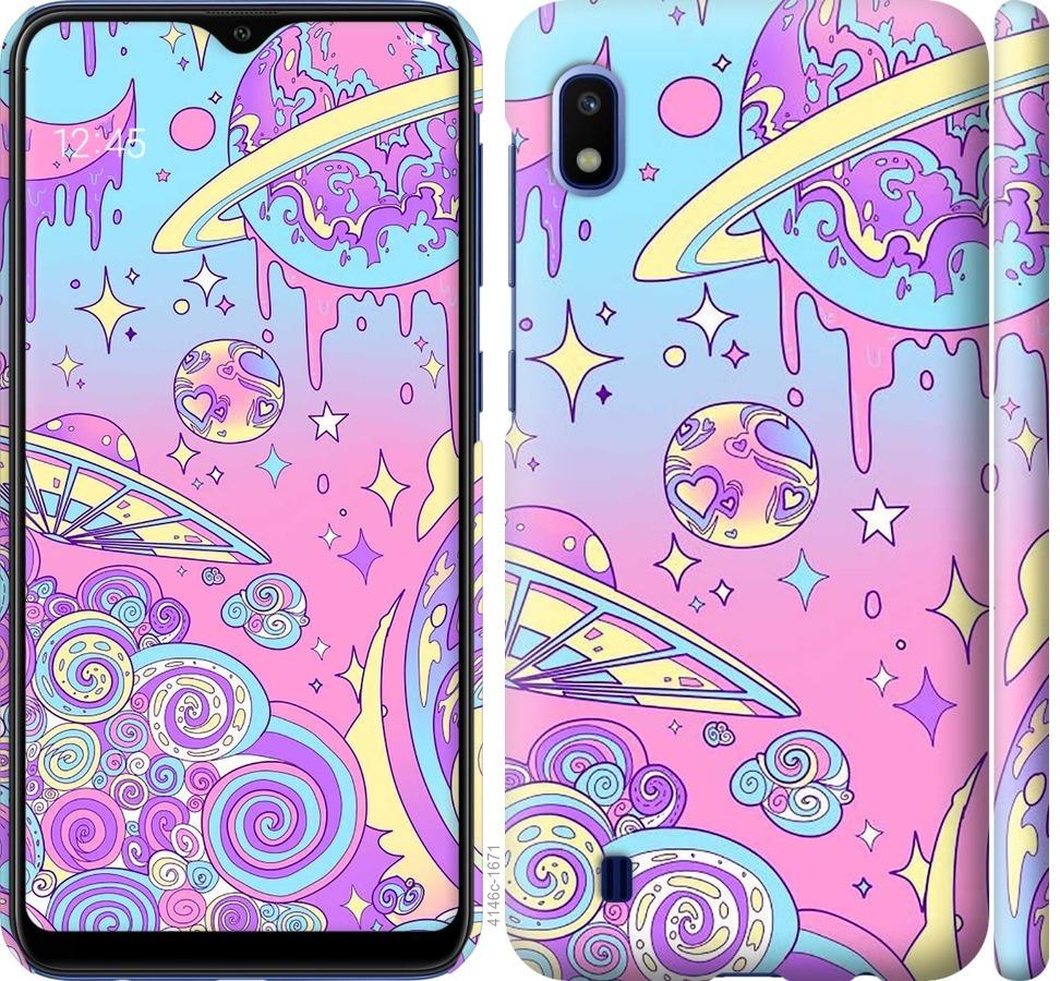

Чохол на Samsung Galaxy A10 2019 A105F Рожева галактика