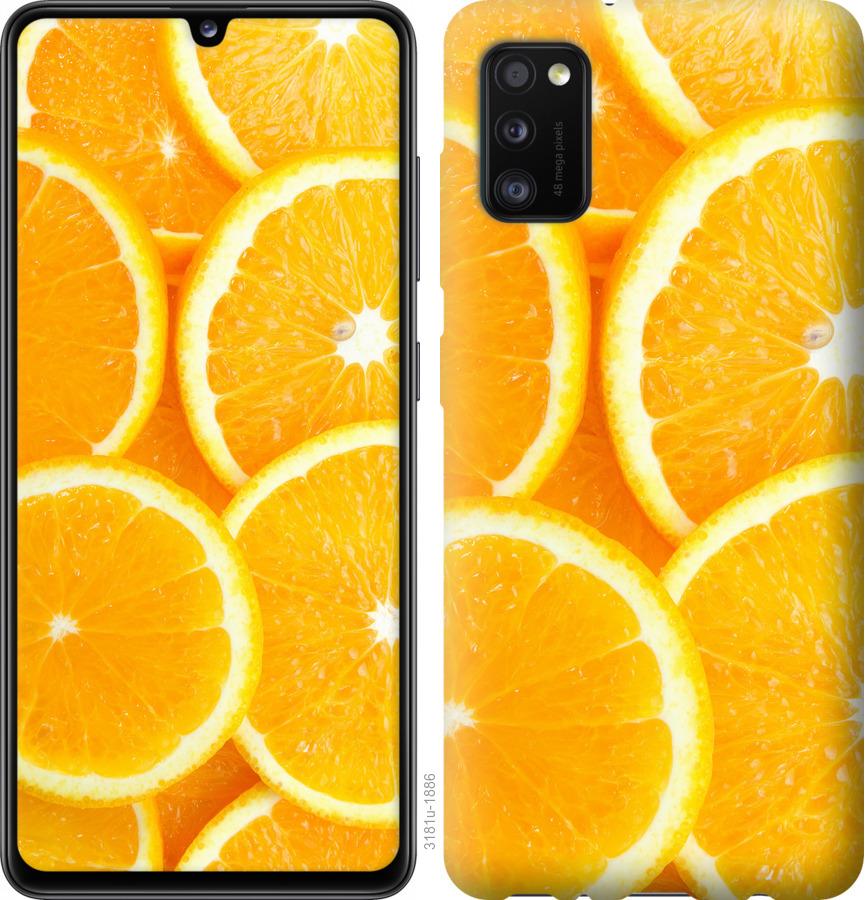

Чохол на Samsung Galaxy A41 A415F Частки апельсина