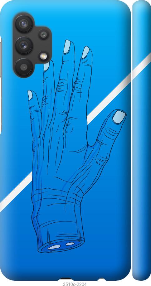 

Чохол на Samsung Galaxy A32 A325F Синій, Рука, Лінія, Градієнт, Зомбі, Глибина
