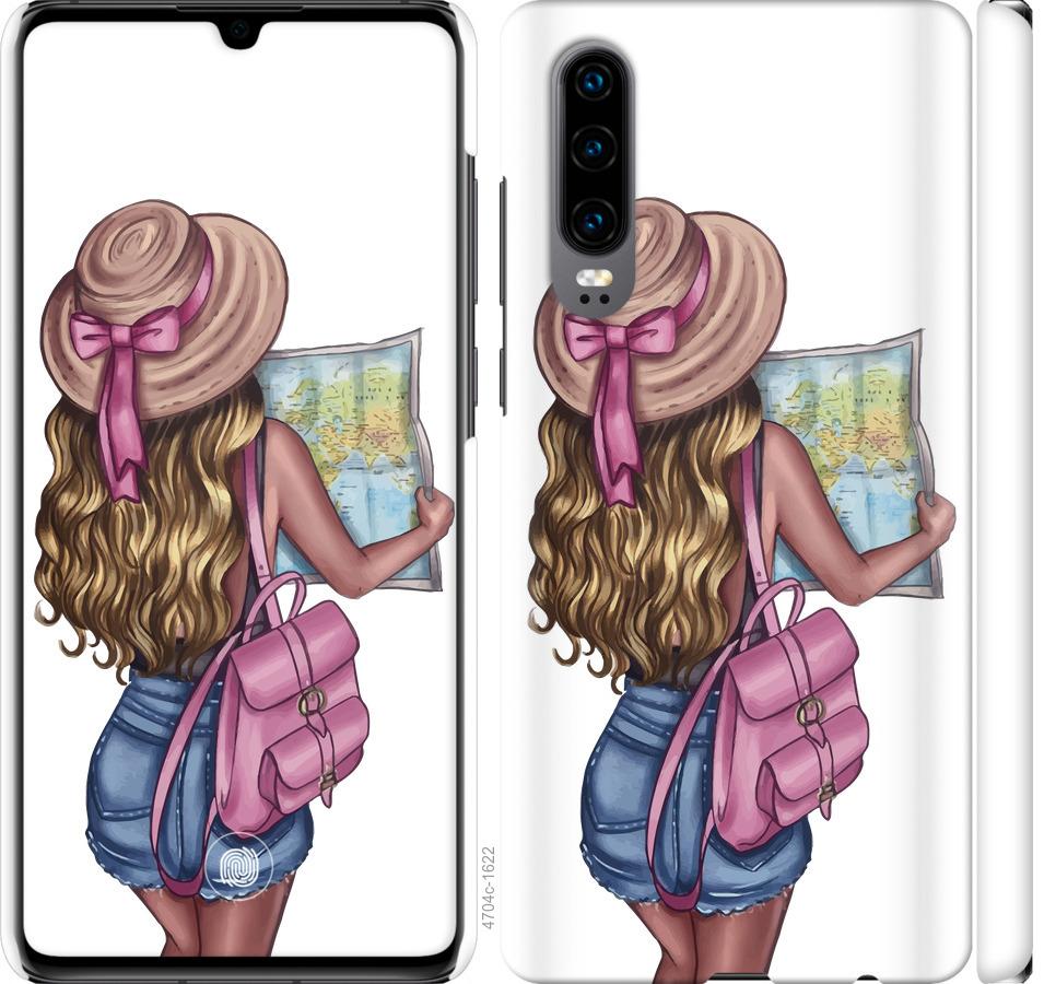 

Чохол на Huawei P30 Дівчина з картою