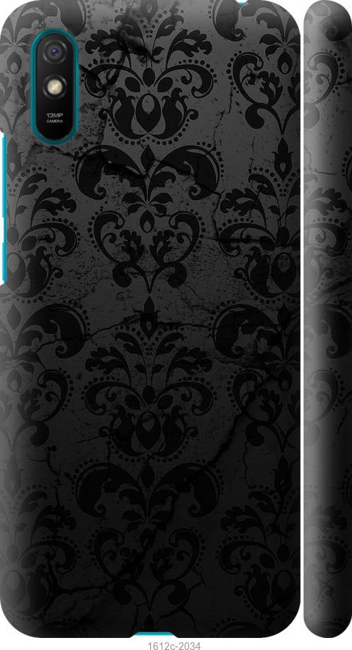

Чехол на Xiaomi Redmi 9A узор черный