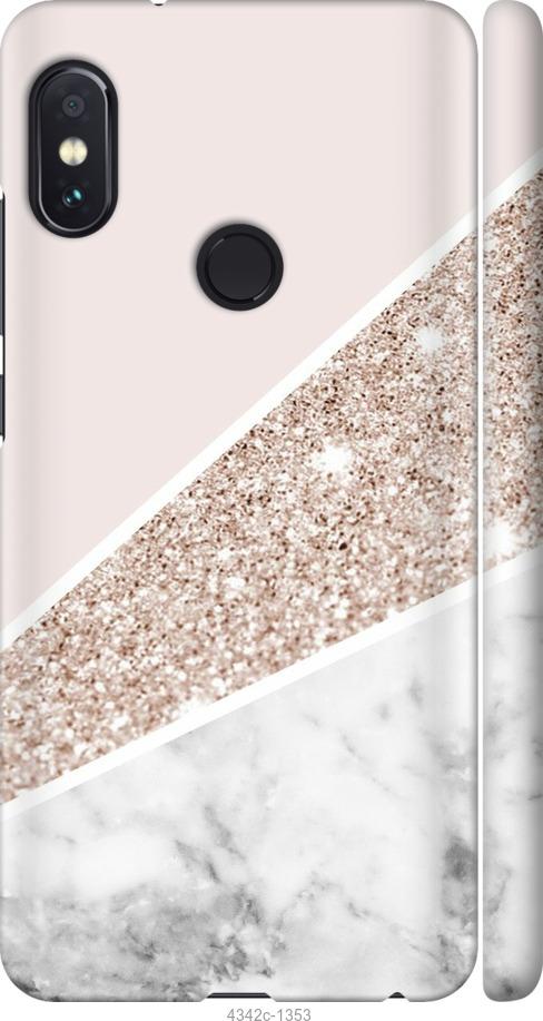 

Чехол на Xiaomi Redmi Note 5 Pro Пастельный мрамор