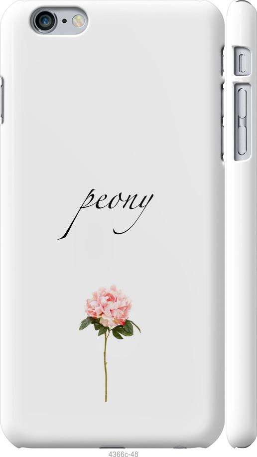 

Чехол на iPhone 6 Plus Пион