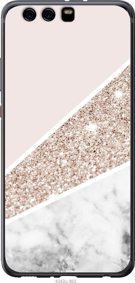 

Чехол на Huawei P10 Plus Пастельный мрамор