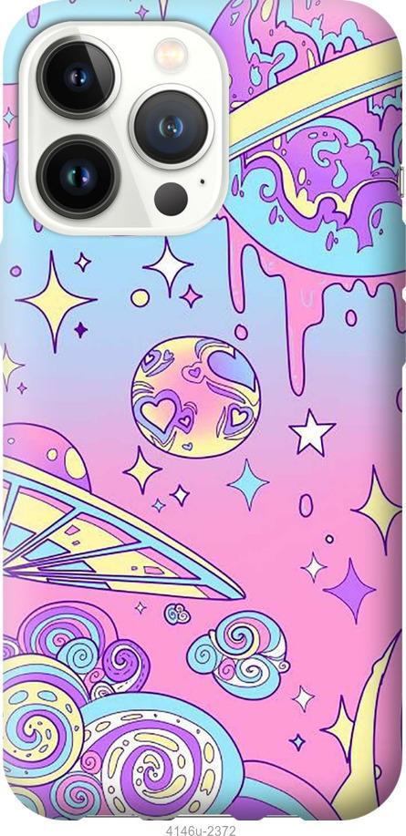 

Чохол на iPhone 13 Pro Рожева галактика
