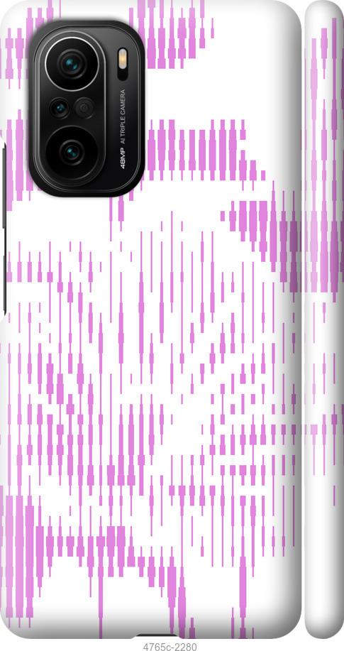 

Чехол на Xiaomi Poco F3 Розовый бутон. Цветок. Pink Flower Bloom