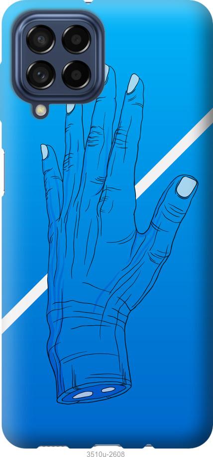 

Чохол на Samsung Galaxy M53 M536B Синій, Рука, Лінія, Градієнт, Зомбі, Глибина